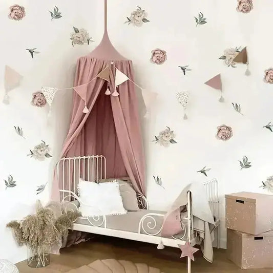 Peony Wall Stickers for Elegant Spaces - Easy do Wall do