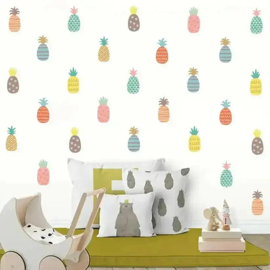 Pineapple Wall Stickers for Nursery and Kids' Rooms - Easy do Wall do