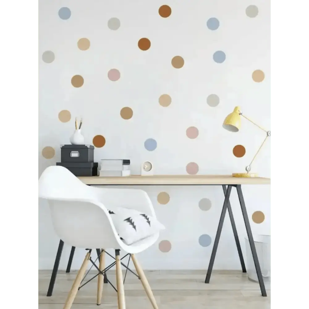 Polka Dot Wall Decal - Modern and Fun Room Decor - Easy do Wall do