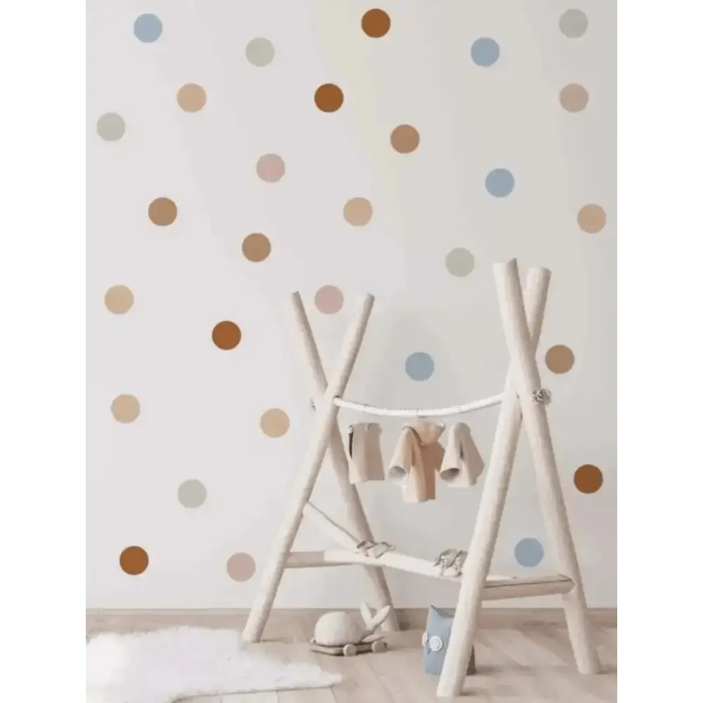 Polka Dot Wall Decal - Modern and Fun Room Decor - Easy do Wall do