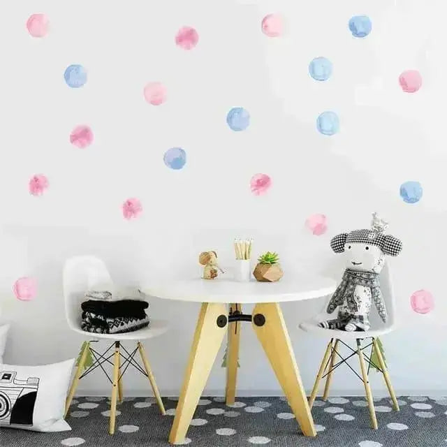 Polka Dot Wall Stickers - Fun & Stylish Kids’ Room Decor - Easy do Wall do