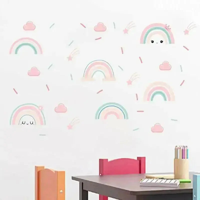 Rainbow Wall Stickers - Adorable Kids’ Room Decor - Easy do Wall do