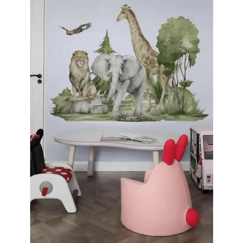 Safari Adventure Wall Stickers for Creative Home Decor - Easy do Wall do