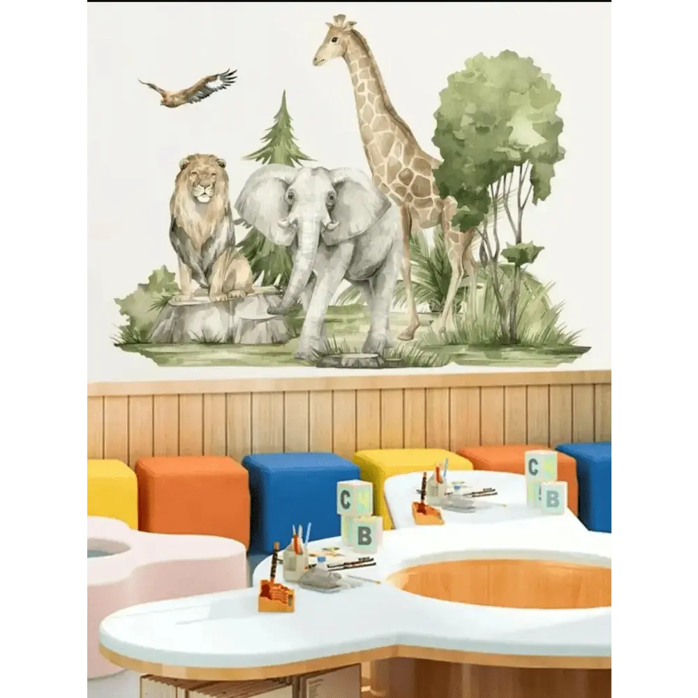 Safari Adventure Wall Stickers for Creative Home Decor - Easy do Wall do