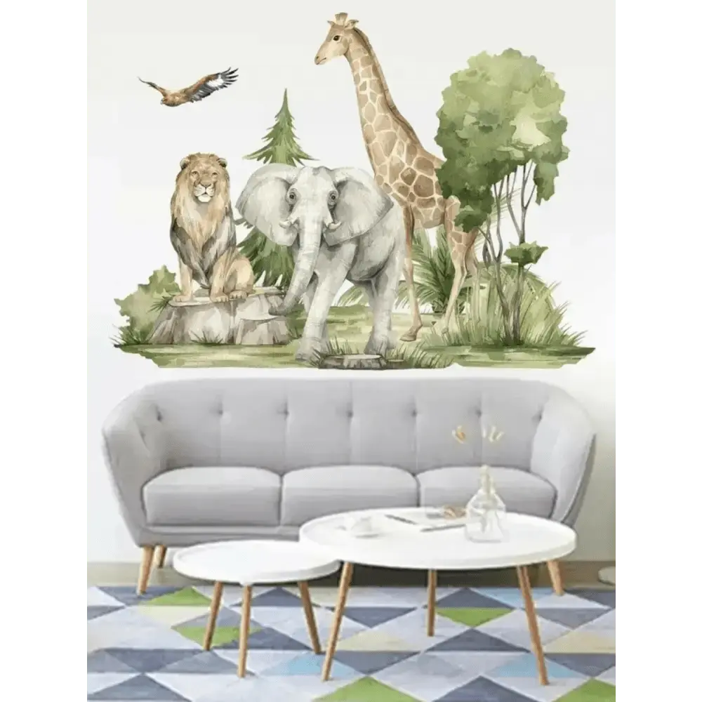 Safari Adventure Wall Stickers for Creative Home Decor - Easy do Wall do