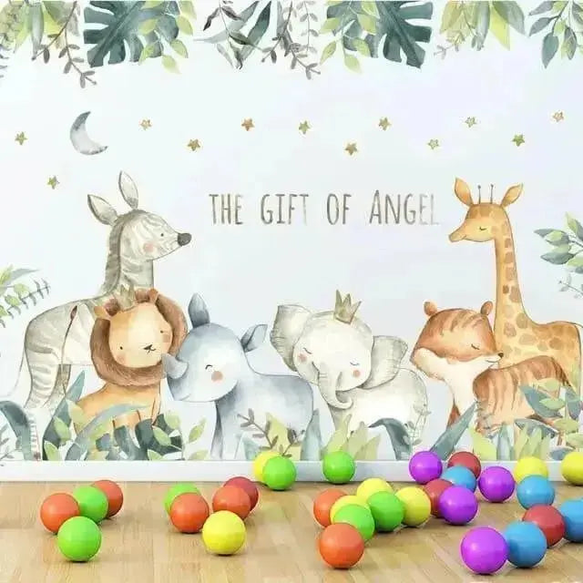 Safari Animal Wallpaper Stickers for Stunning Home Decor - Easy do Wall do