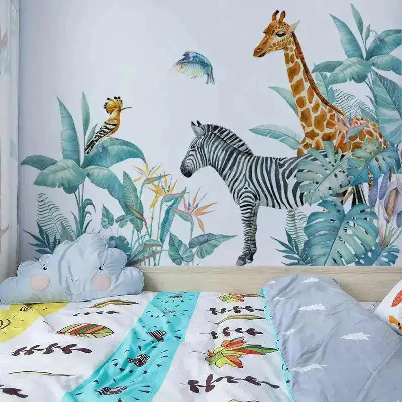 Serene Safari Wall Stickers for Elegant Home Decor - Easy do Wall do