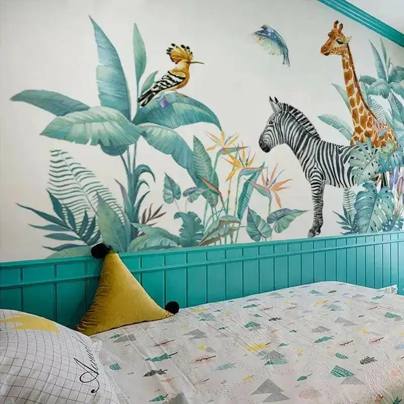 Serene Safari Wall Stickers for Elegant Home Decor - Easy do Wall do