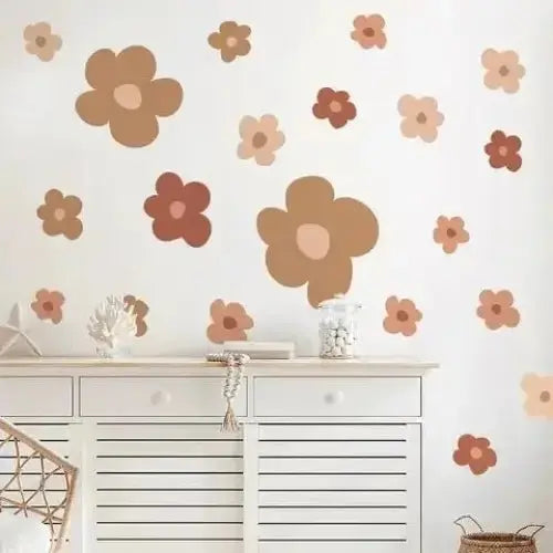 Small Fresh Flower Wall Stickers - Elegant and Natural Decor - Easy do Wall do