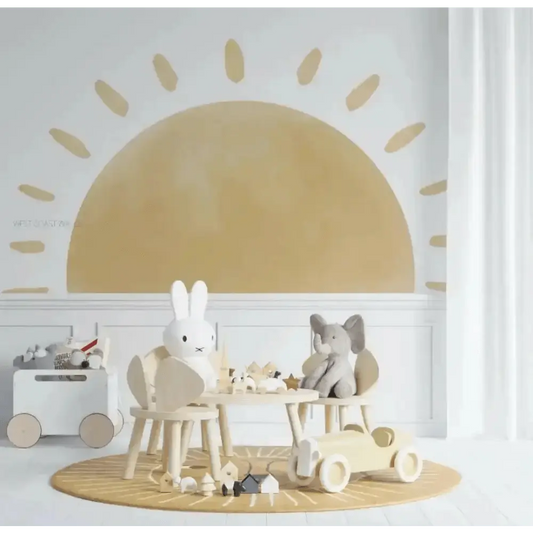 Sun Wall Stickers - Minimalistic and Bright Decor - Easy do Wall do