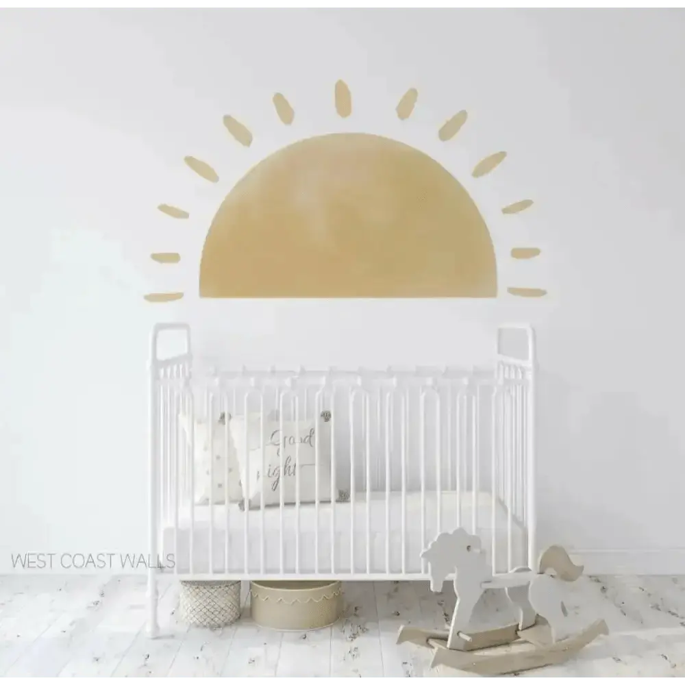 Sun Wall Stickers - Minimalistic and Bright Decor - Easy do Wall do