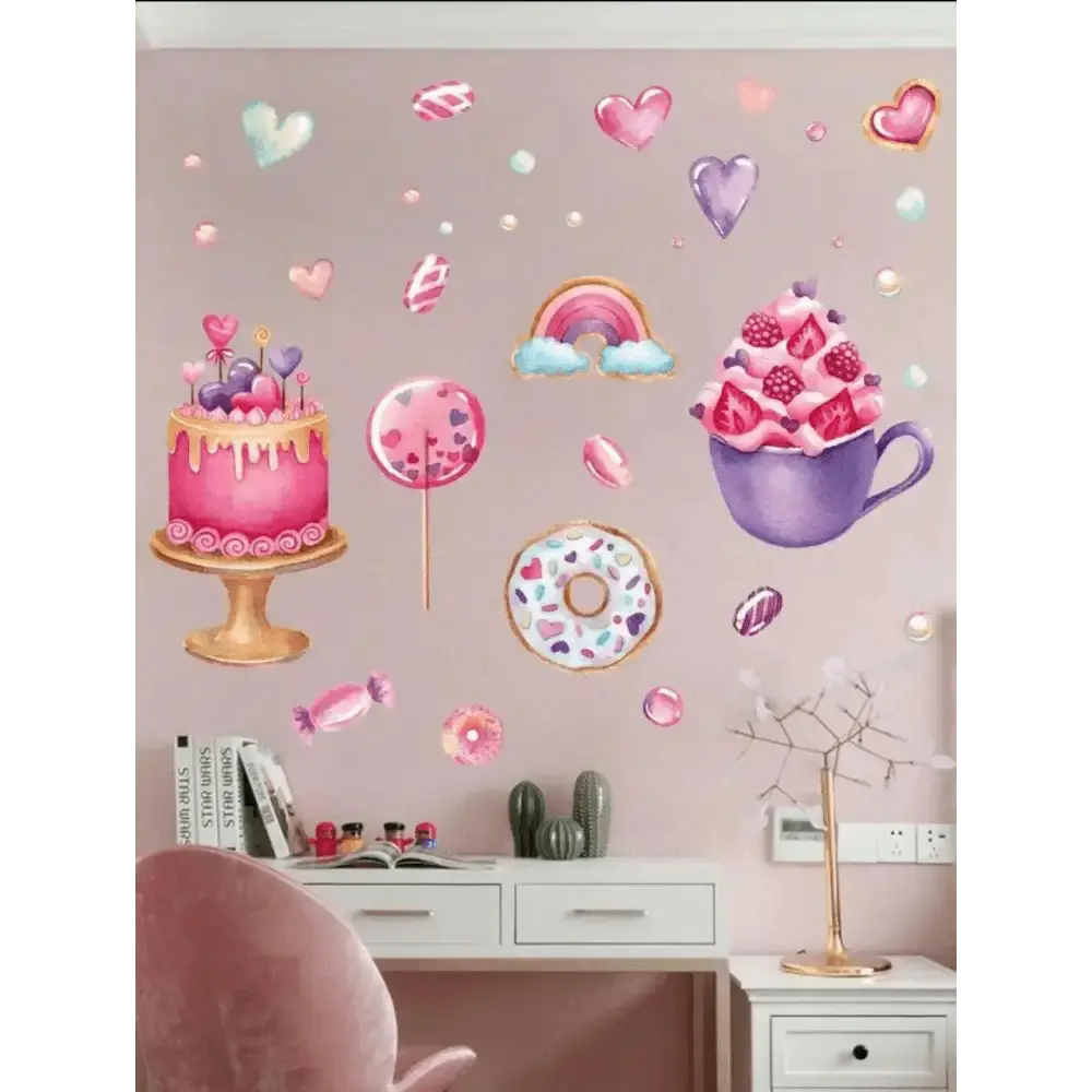 Sweet Treats Wall Sticker Set for Fun Spaces - Easy do Wall do