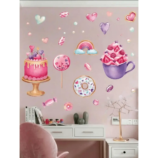 Sweet Treats Wall Sticker Set for Fun Spaces - Easy do Wall do