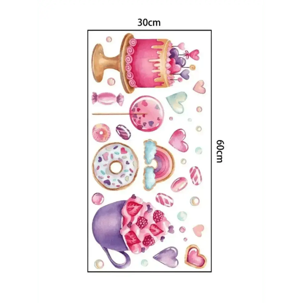 Sweet Treats Wall Sticker Set for Fun Spaces - Easy do Wall do