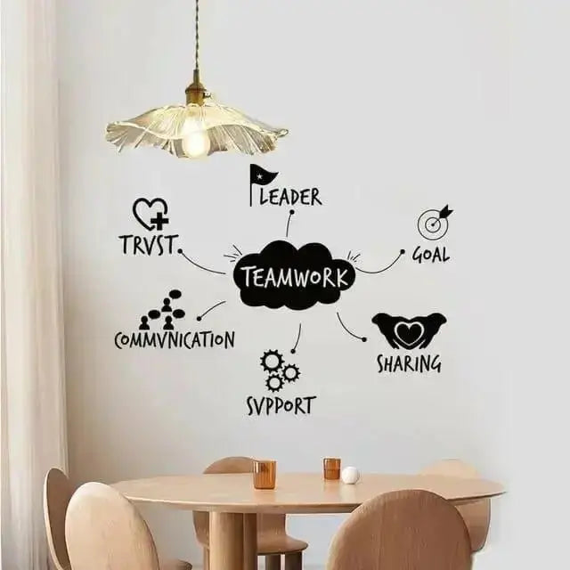 Teamwork Motivational Wall Sticker for Offices - Easy do Wall do