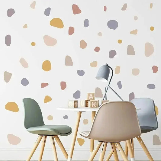 Terrazzo Wall Decals Boho Wall Stickers - Modern Room Decor - Easy do Wall do