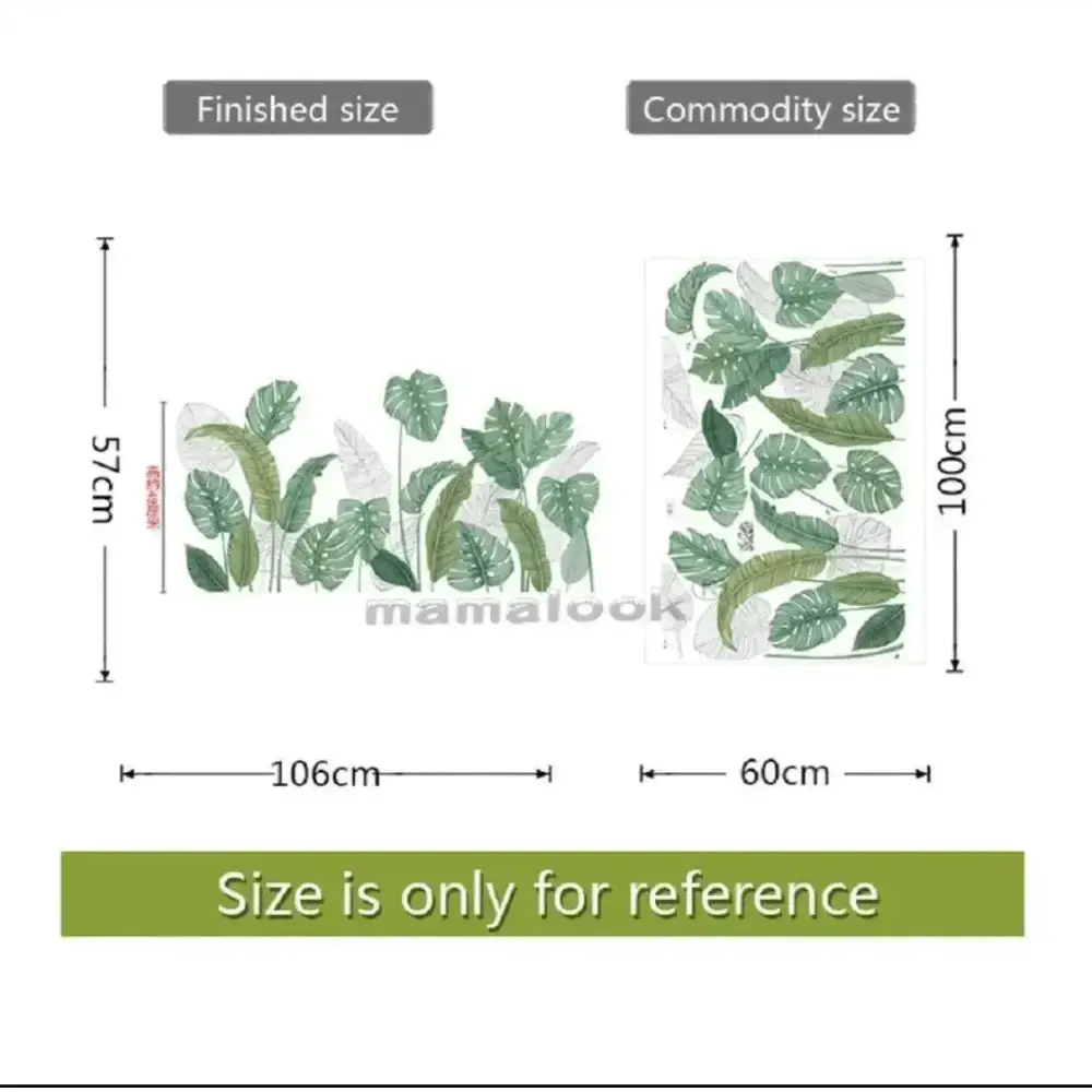 Tropical Leaf Wall Stickers for Nature - Inspired Spaces - Easy do Wall do