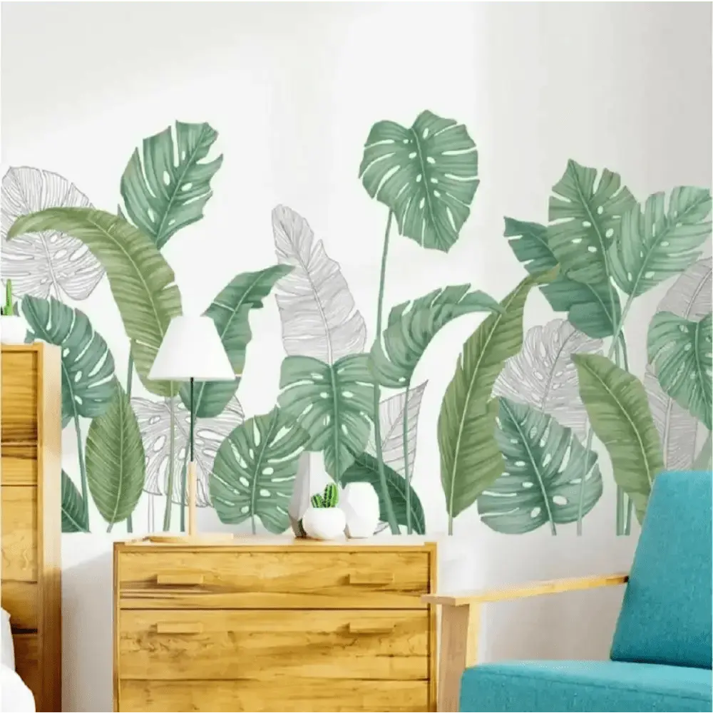 Tropical Leaf Wall Stickers for Nature - Inspired Spaces - Easy do Wall do