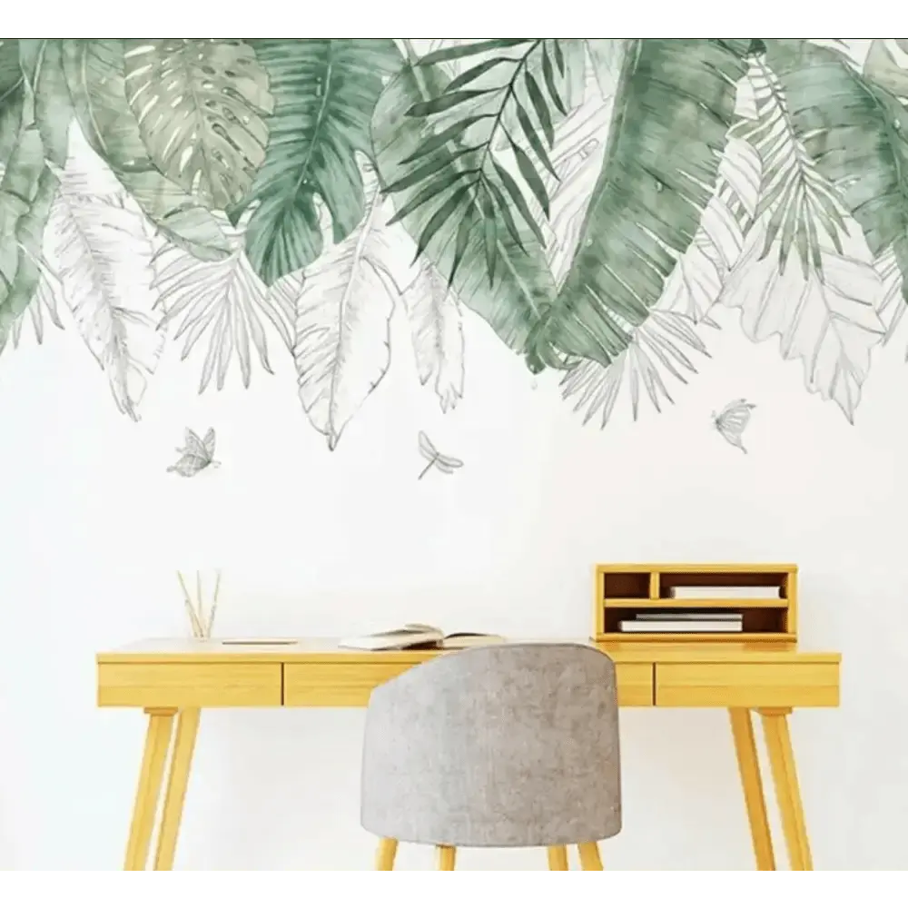 Tropical Leaf Wallpaper Sticker for Natural Spaces - Easy do Wall do