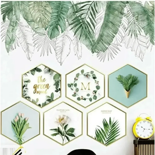 Tropical Leaf Wallpaper Sticker for Natural Spaces - Easy do Wall do