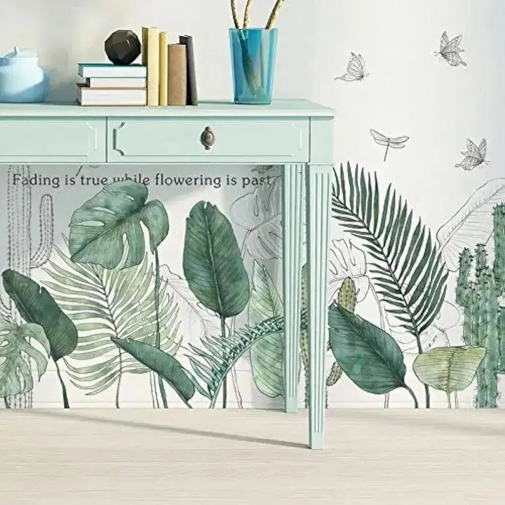Tropical Leaf Wallpaper Stickers for Modern Decor - Easy do Wall do