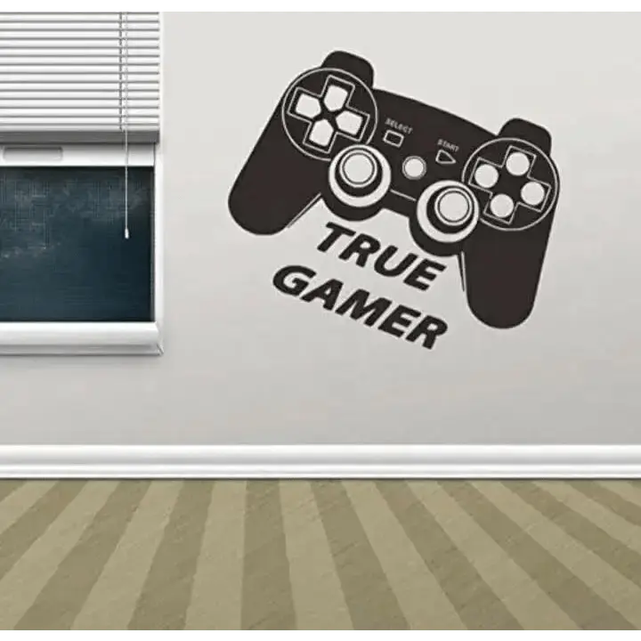 True Gamer Wall Sticker - Gaming Room Decor - Easy do Wall do