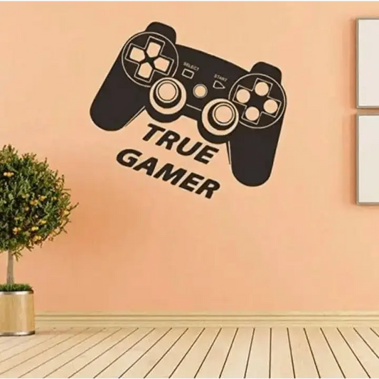 True Gamer Wall Sticker - Gaming Room Decor - Easy do Wall do