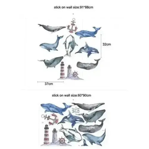 Underwater Adventure Wall Stickers Set | Ocean Decor for Kids - Easy do Wall do