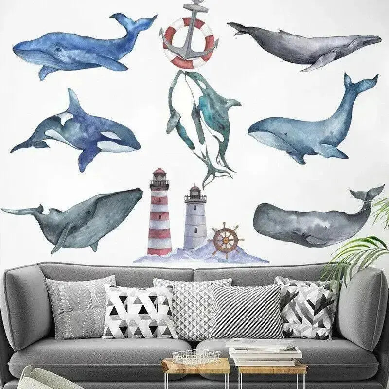 Underwater Adventure Wall Stickers Set | Ocean Decor for Kids - Easy do Wall do