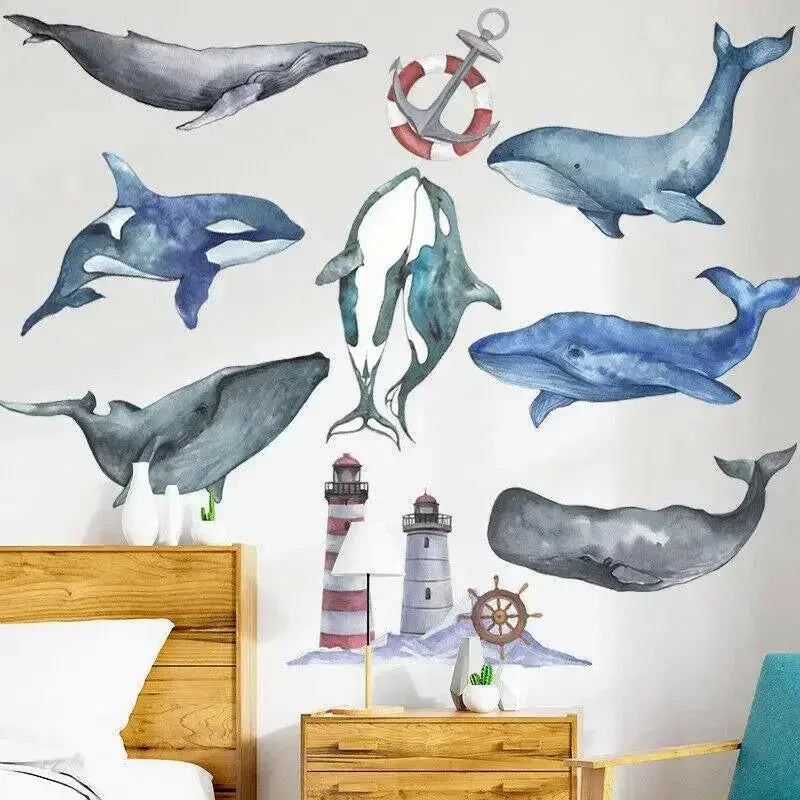 Underwater Adventure Wall Stickers Set | Ocean Decor for Kids - Easy do Wall do