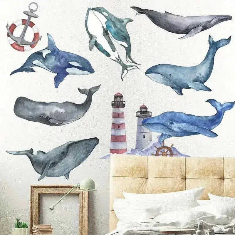 Underwater Adventure Wall Stickers Set | Ocean Decor for Kids - Easy do Wall do