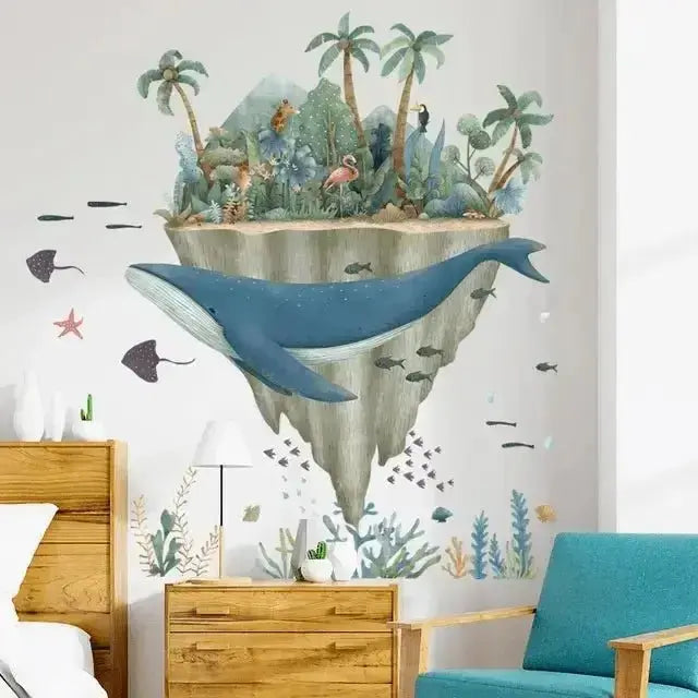 Underwater Paradise Wall Stickers - Vibrant and Playful Wall Decor - Easy do Wall do