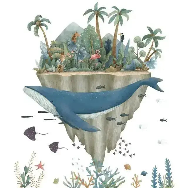 Underwater Paradise Wall Stickers - Vibrant and Playful Wall Decor - Easy do Wall do
