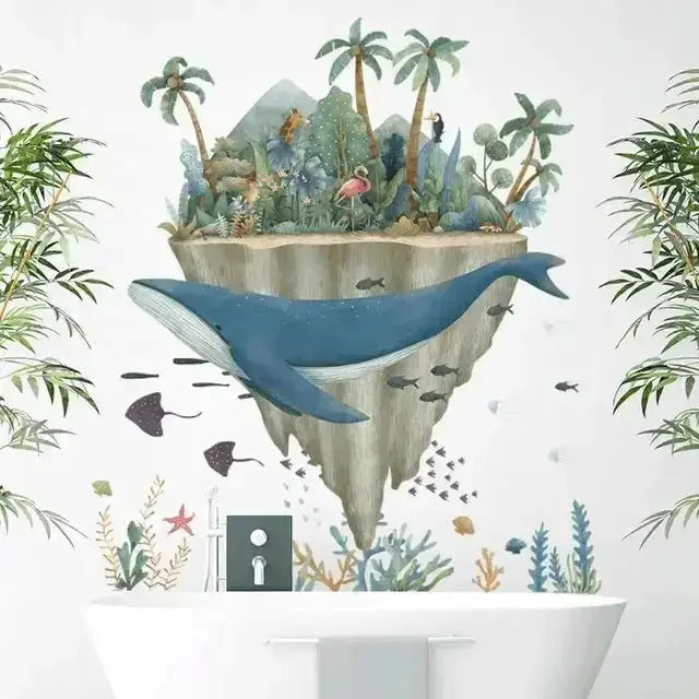 Underwater Paradise Wall Stickers - Vibrant and Playful Wall Decor - Easy do Wall do