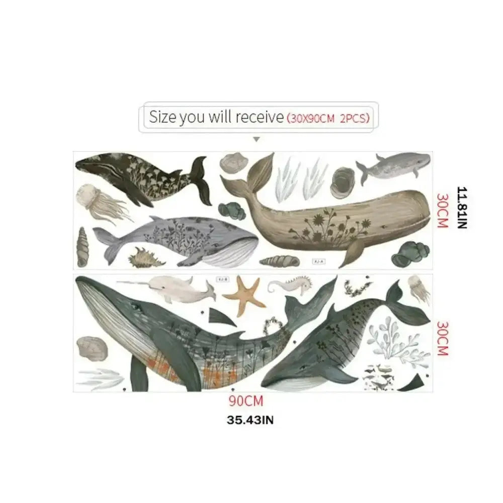 Underwater World Wall Sticker Set for Kids - Easy do Wall do