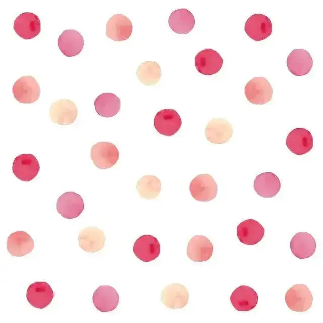Watercolor Polka Dot Wall Stickers for Fun Spaces - Easy do Wall do