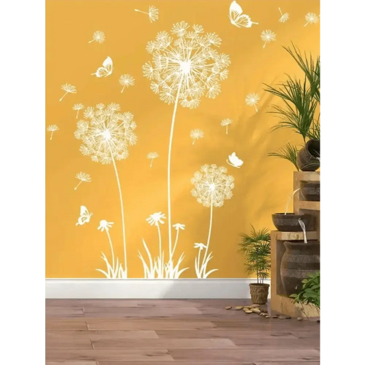 Whimsical Dandelion Wallpaper Sticker Set - Inspired Decor - Easy do Wall do
