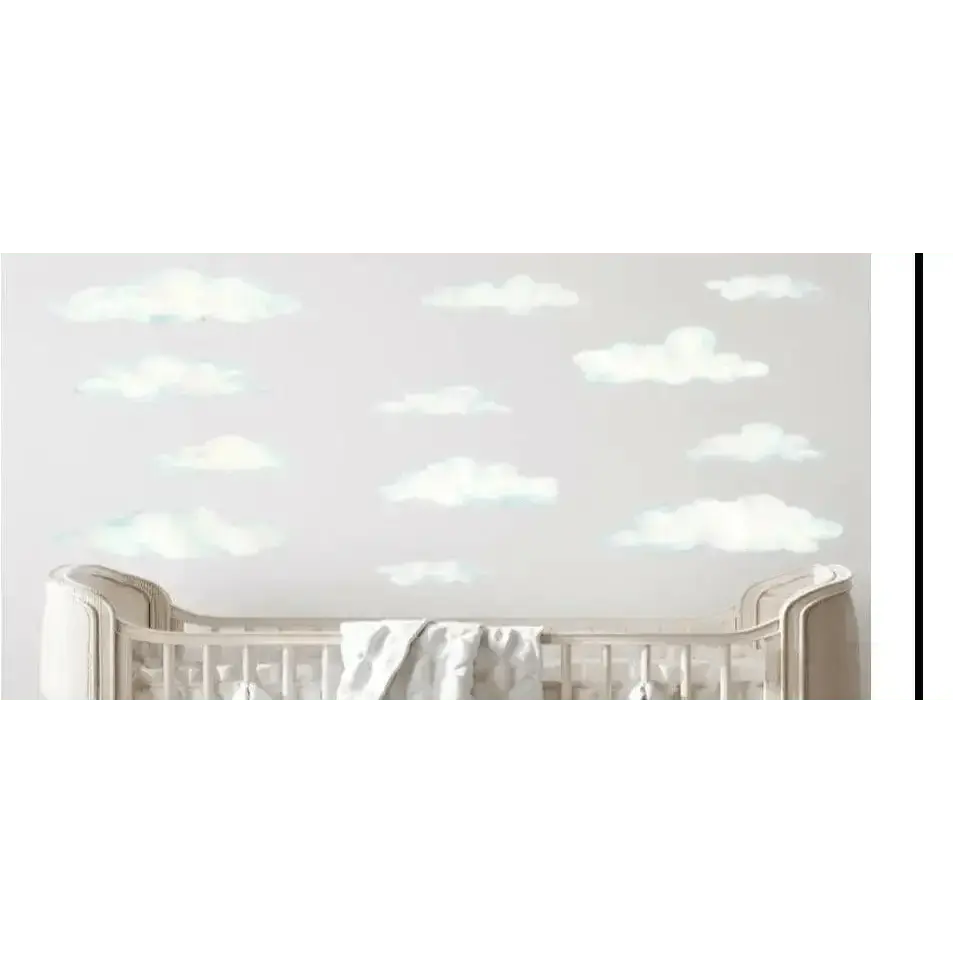 White Cloud Wall Stickers for Nursery - Easy do Wall do