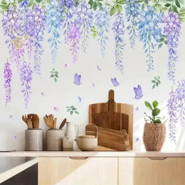 Wisteria Wall Stickers for Elegant Spaces - Easy do Wall do