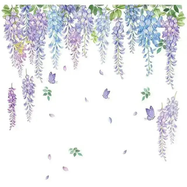 Wisteria Wall Stickers for Elegant Spaces - Easy do Wall do