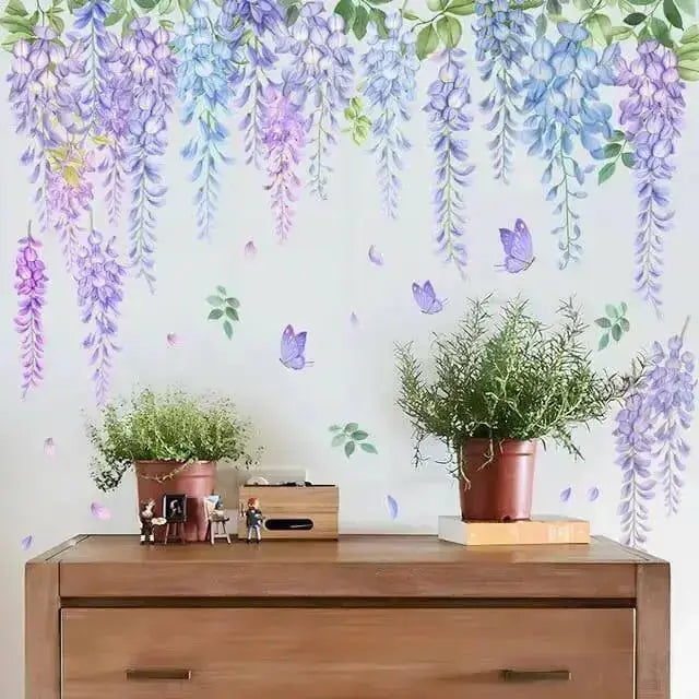 Wisteria Wall Stickers for Elegant Spaces - Easy do Wall do