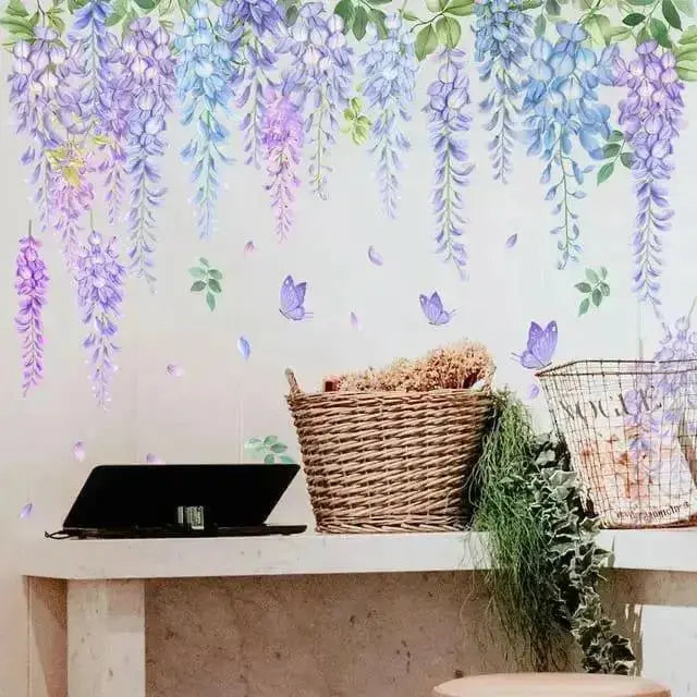 Wisteria Wall Stickers for Elegant Spaces - Easy do Wall do