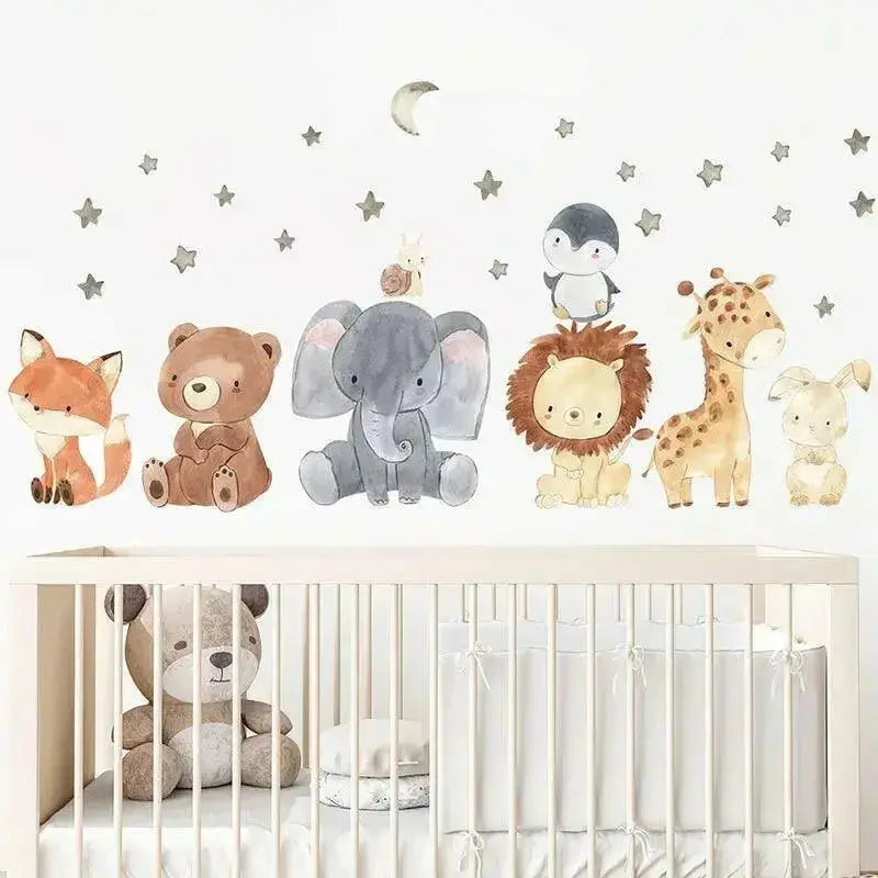 Woodland Critters Wall Sticker Set for Kids' Rooms - Easy do Wall do