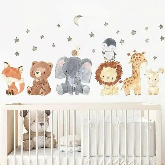Woodland Critters Wall Sticker Set for Kids' Rooms - Easy do Wall do