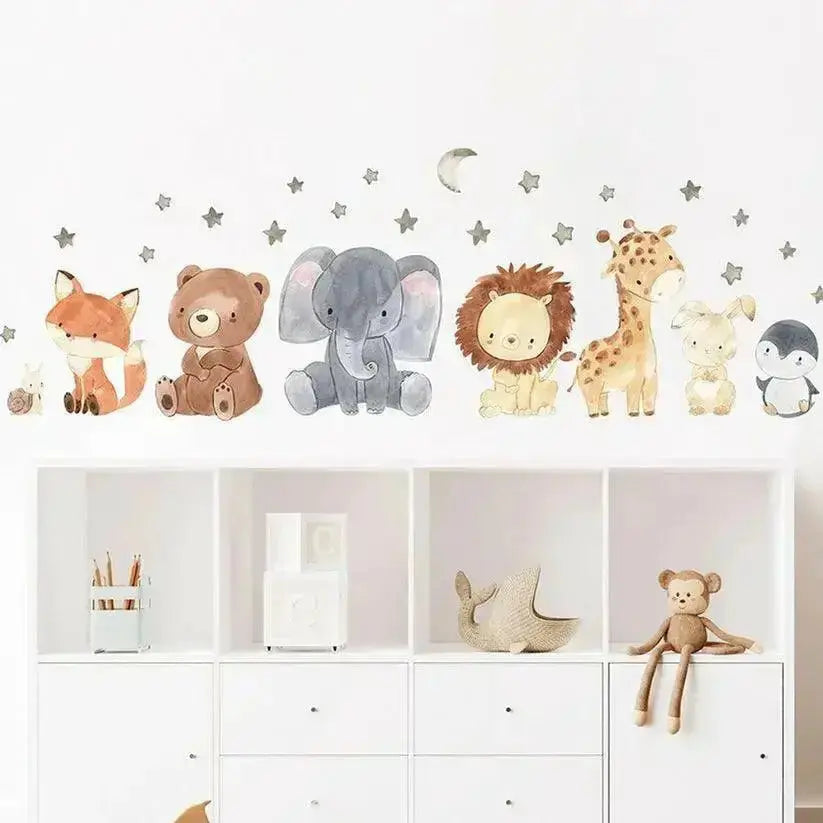 Woodland Critters Wall Sticker Set for Kids' Rooms - Easy do Wall do