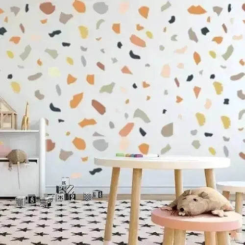 Abstract Terrazzo Wall Stickers for Modern Spaces - Easy do Wall do