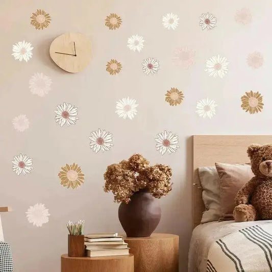 Boho Floral Wall Sticker Set for Stylish Interiors - Easy do Wall do