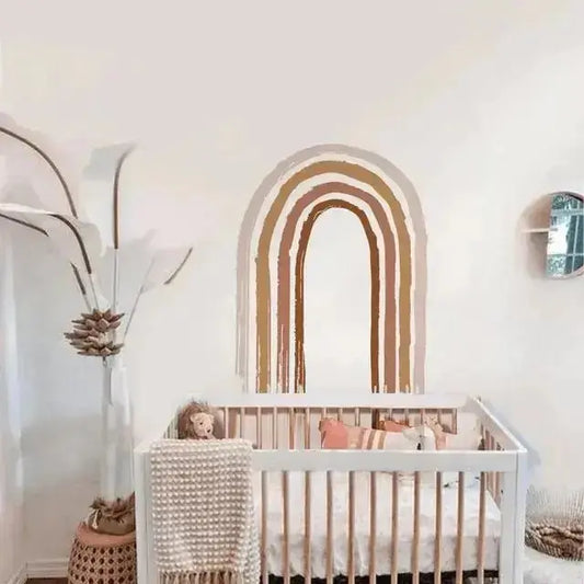 Boho Rainbow Arch Wall Decal - Affordable and Stylish Home Decor - Easy do Wall do