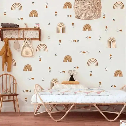 Boho Rainbow Wall Stickers for Trendy Spaces - Easy do Wall do