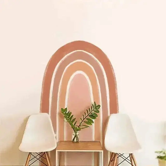 Boho Rainbow Wall Stickers - Stylish Living Room Decor - Easy do Wall do